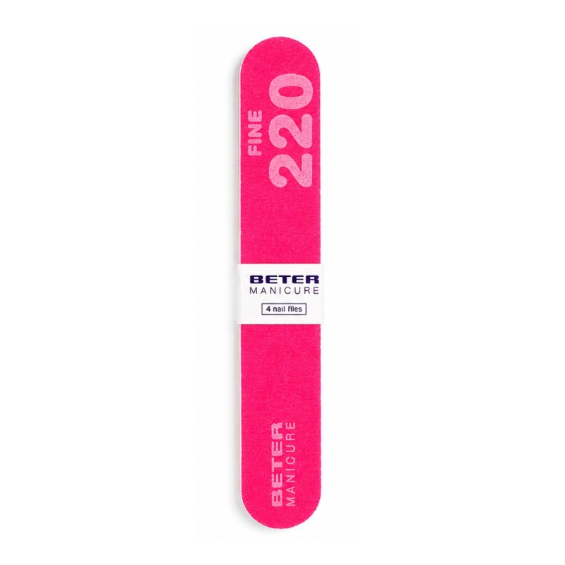 Beter 4 Limas Fibra de Vidrio 180/220 para uñas
