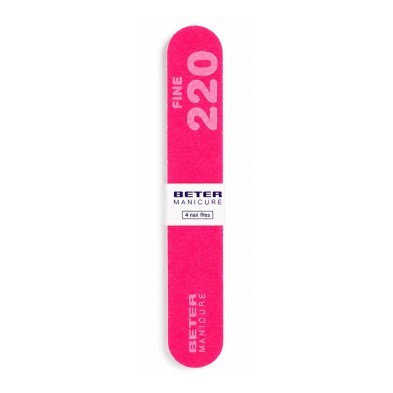 Beter 4 Limas Fibra de Vidrio 180/220 para uñas
