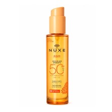 Nuxe Sun Huile Bronceador Rostro Y Cuerpo Spf50, 150Ml