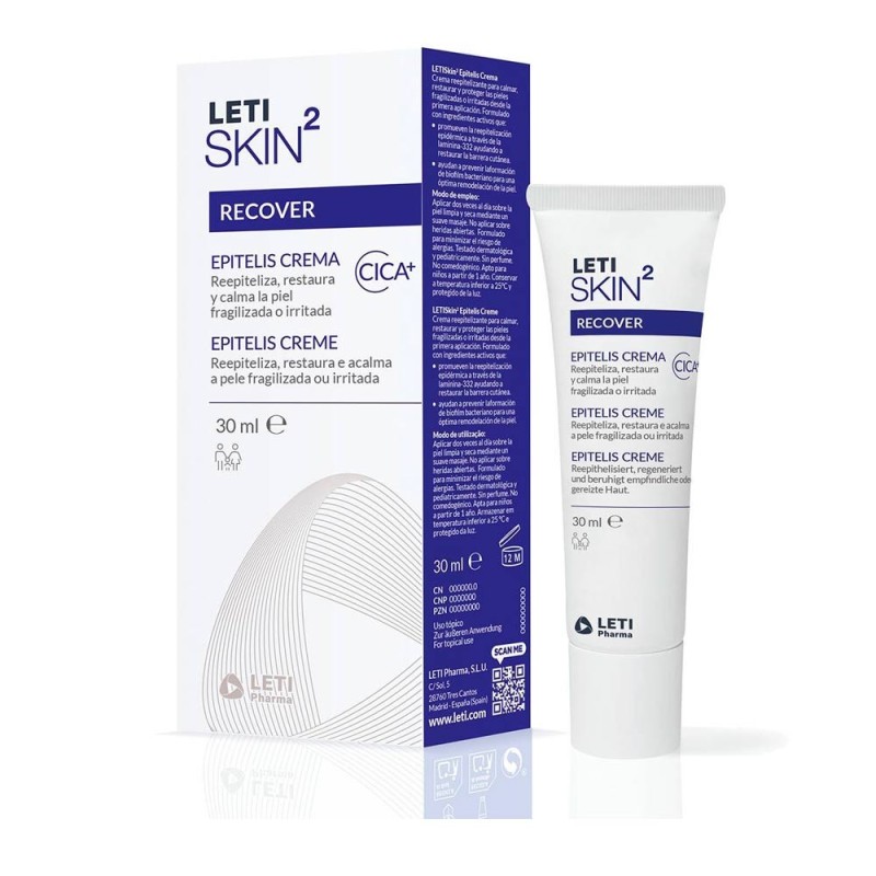 Leti Skin² Epitelis Crema reparadora 30 ml