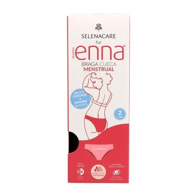 Enna Braga Menstrual Día Flujo Medio Talla L-XXL Negro