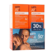 Pack LetiAT4 Defense Photoprotect Facial 2x50 ml