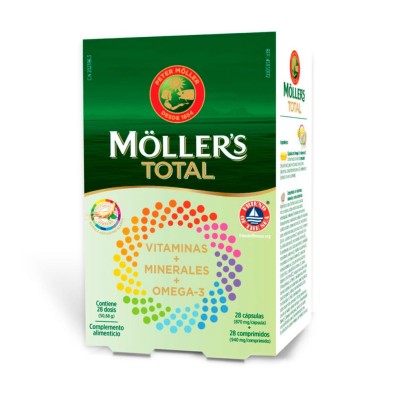 Möller’s Total Multivitaminas Omega-3 28+28