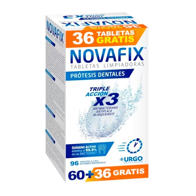 Novafix Tabletas Limpiadoras 60+36 unidades