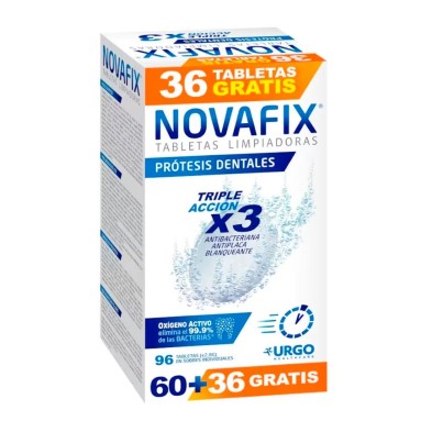 Novafix Tabletas Limpiadoras 60+36 unidades