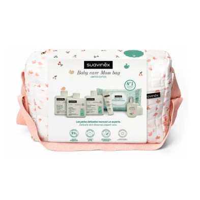 Pack Suavinex Bolso Paseo Coral Cosmética Bebé