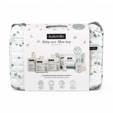 Pack Suavinex Bolso Paseo Verde Cosmética Bebé
