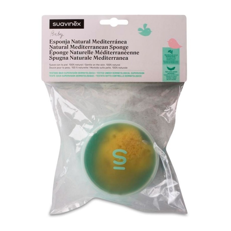 Suavinex Esponja Baño Canastilla Natural 1 unidad