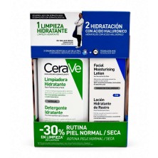 Pack CeraVe Limpiadora Hidratante y Loción Rostro