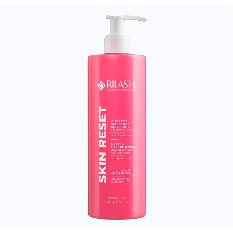 Rilastil Skin Reset Aceite-Leche Desmaquillante Limpiador 400 Ml