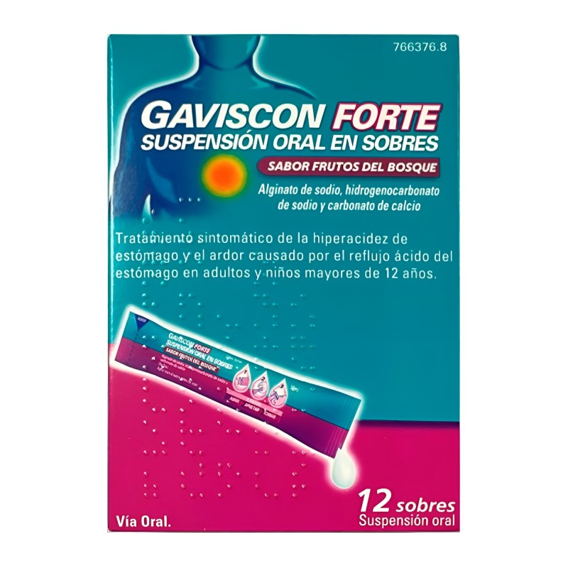 Gaviscon Forte Frutos del Bosque 12 sobres | Acidez