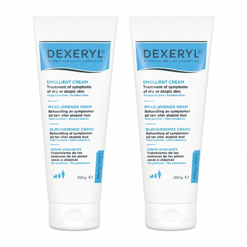 Duplo Dexeryl Crema Emoliente 2 × 250 g | Piel seca