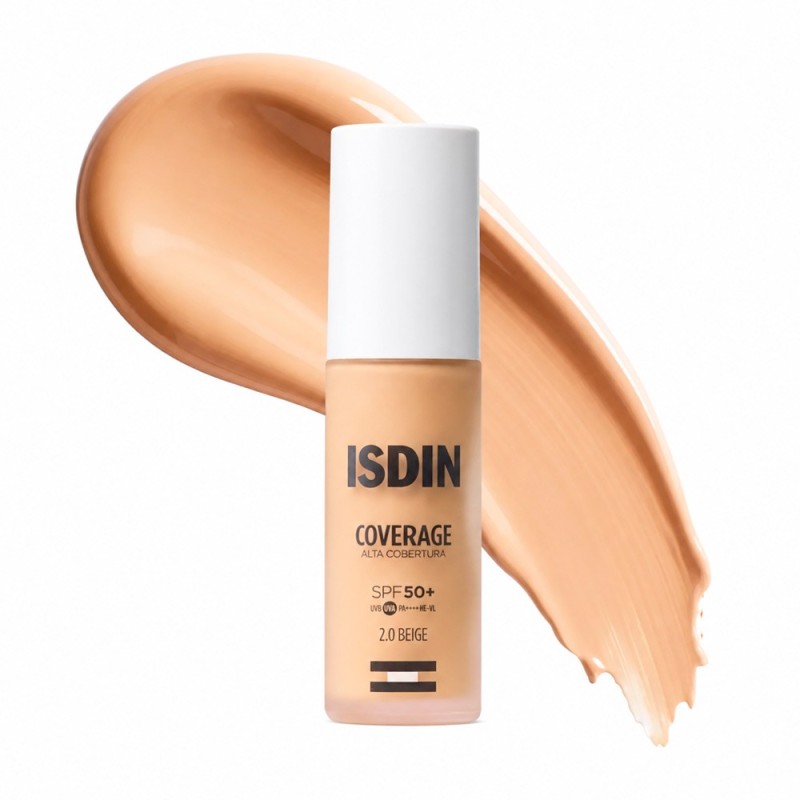 Isdin ¡16% Dto! Base De Maquillaje Coverage Alta Cobertura Spf 50+ 30 Gr - Imagen 3