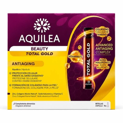 Aquilea Beauty Total Gold 14 ampollas | Cuidado de la piel