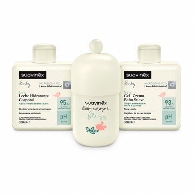 Pack Suavinex Baby Cologne Bliss 100 + 300 + 300 ml