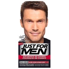 JUST FOR MEN COLORANTE EN CHAMPU CASTAÑO OSCURO H-35