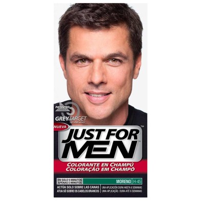 JUST FOR MEN COLORANTE EN CHAMPU MORENO H-45