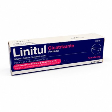 Linitul Cicatrizante Pomada 60 g | Heridas y quemaduras