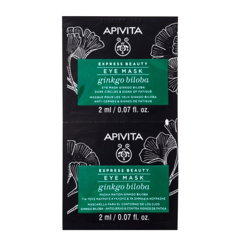 Apivita Mascarilla de Ojos Ginkgo Biloba 2x2 ml