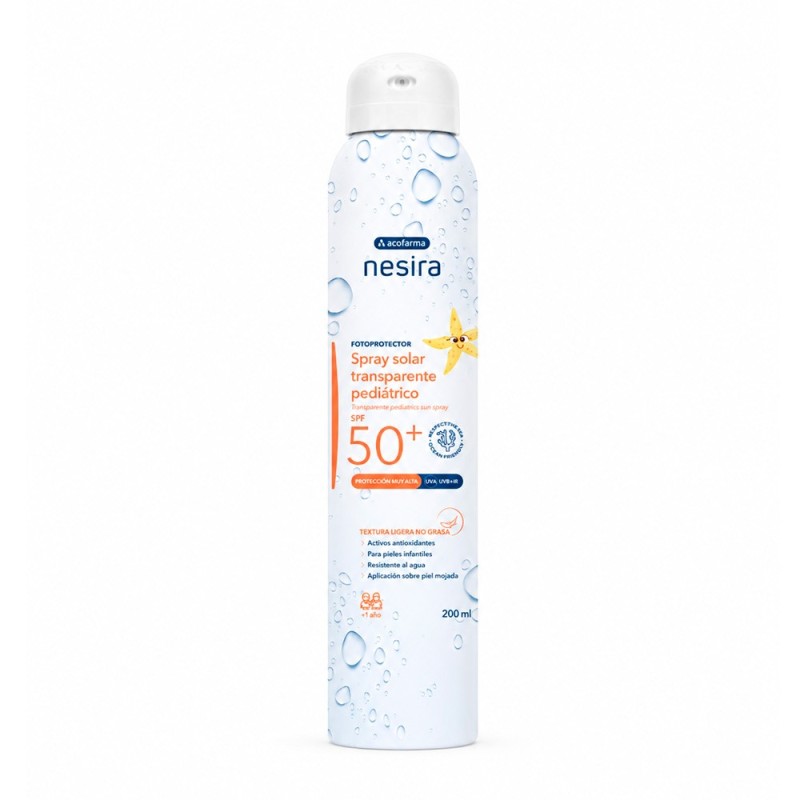 Acofarma Nesira Spray Solar Pediátrico SPF50+ 200 ml