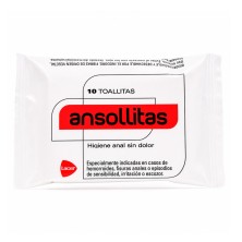 Ansollitas Toallitas para Higiene Anal 10 unidades