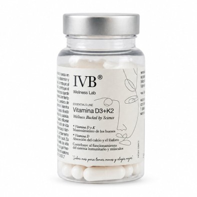 IVB Vitamina D3+K2 60 cápsulas | Salud ósea