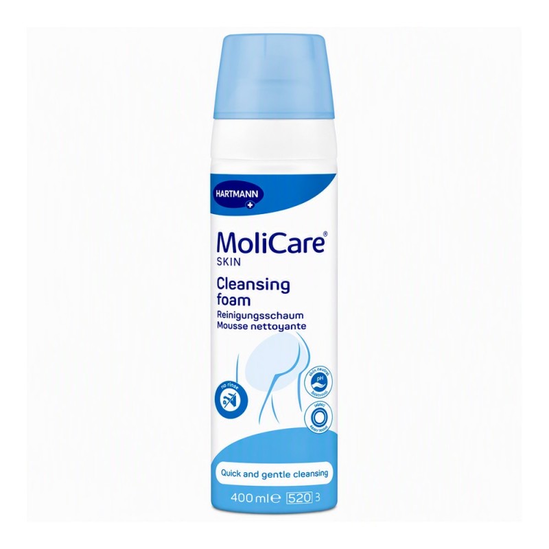 Molicare Skin Espuma de Limpieza 400 ml | Limpieza en seco