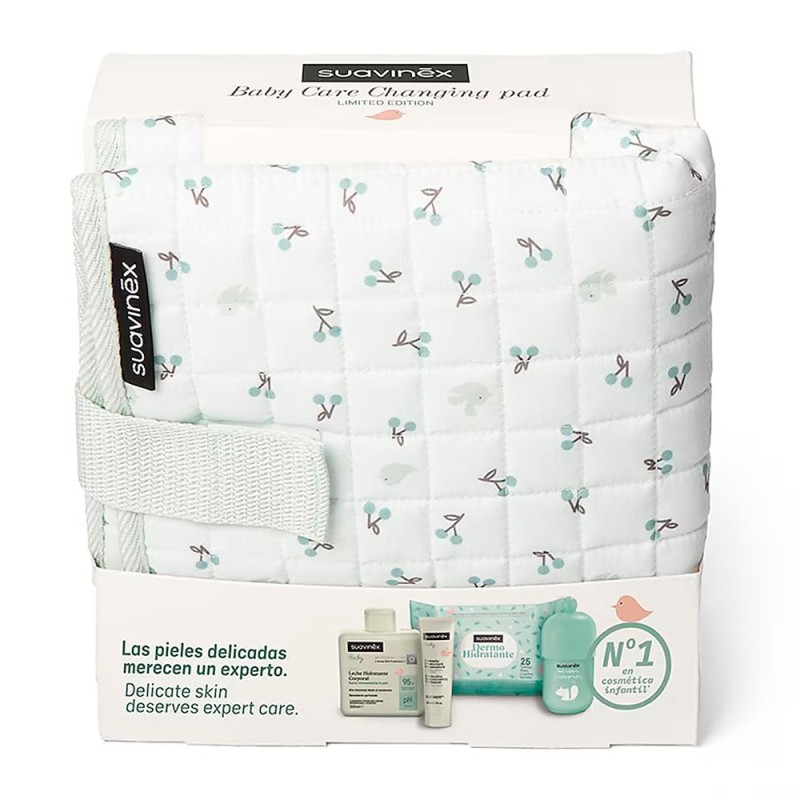 Suavinex Verde Pack Canastilla Baby Care Changing Pad 26 Birdies Set Color 430 Ml