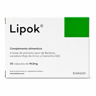Bioksan Lipok 30 Cápsulas Control del Colesterol