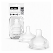 Suavinex Tetina de Silicona Flujo XL 2 Unidades