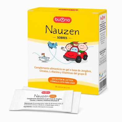 Buona Nauzen 20 sobres 3 ml para náuseas y digestión