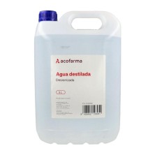 Acofar Agua Destilada Desionizada 5 Litros