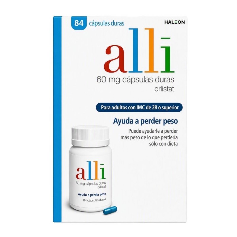 Alli 60 mg 84 Cápsulas | Control del peso