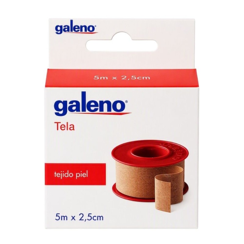 Galeno Esparadrapo Carne 5 m x 2,5 cm | Fijación de vendajes