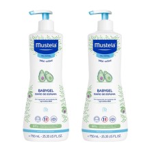 Duplo Mustela BabyGel Gel Dermolimpiador 2x750 ml | Higiene bebé