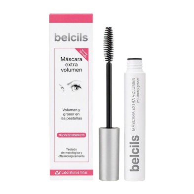 Belcils Máscara Extra Volumen 8 ml | Pestañas negras