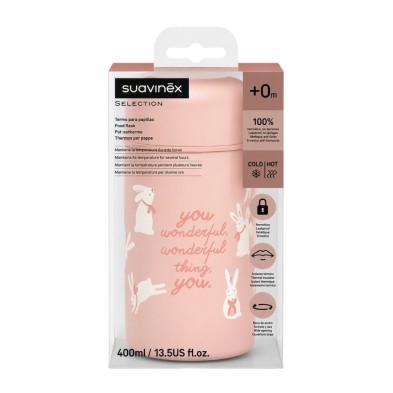 Suavinex Termo Papillas Wonderland Rosa 400 ml | Bebé