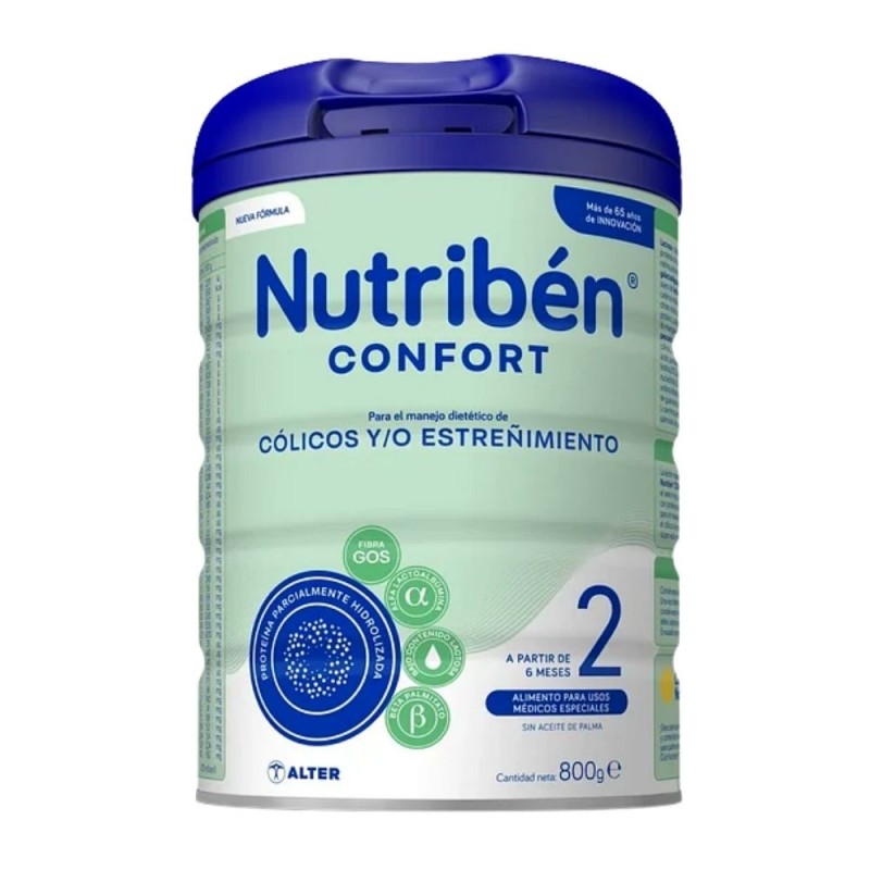 Nutribén Confort 2 800 g | Cólicos y estreñimiento