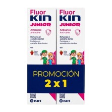 Duplo Kin FluorKin Junior Fresa 2x75 ml | Anticaries