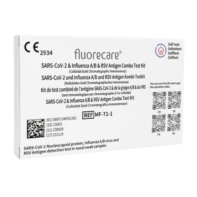 Fluorecare Test Nasal Combinado | Autodiagnóstico respiratorio