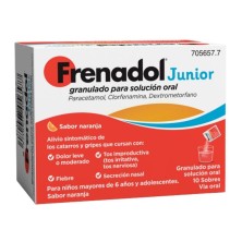 Frenadol Junior 10 sobres | Gripe y resfriado infantil