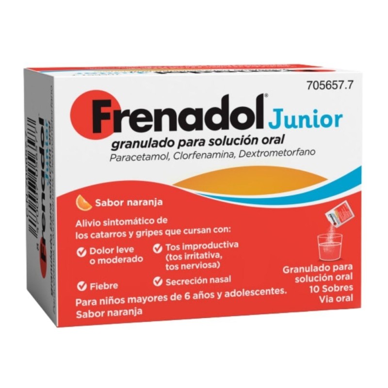 Frenadol Junior 10 sobres | Gripe y resfriado infantil