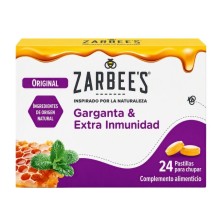 Zarbee’s Garganta y Extra Inmunidad 24 pastillas