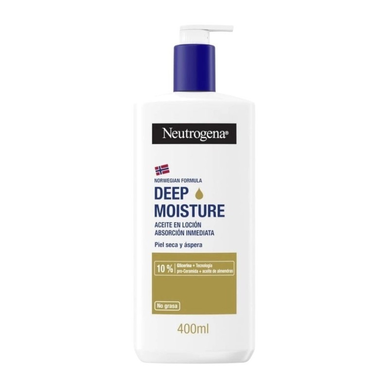Neutrogena Aceite en Loción 400 ml | Hidratación corporal