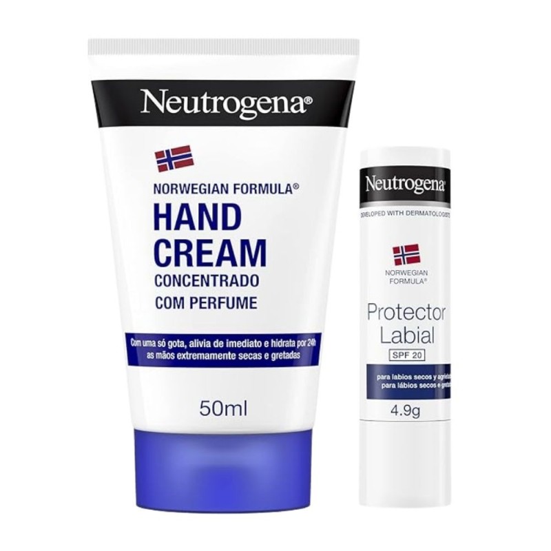 Pack Neutrogena Manos 50 ml + Labial SPF20 | Hidratante