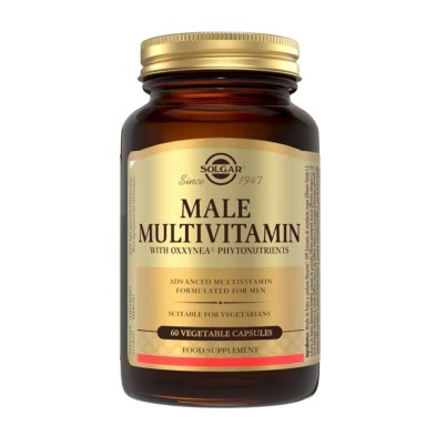 Solgar Male Multivitamin 60 cápsulas | Complemento hombre
