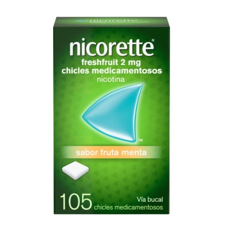 Nicorette Freshfruit 2 mg 105 chicles | Dejar de fumar