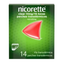 Nicorette Clear 10 mg 14 parches | Dejar de fumar