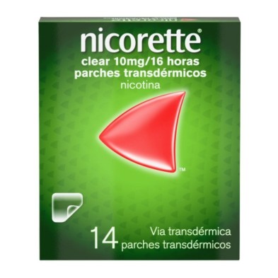 Nicorette Clear 10 mg 14 parches | Dejar de fumar
