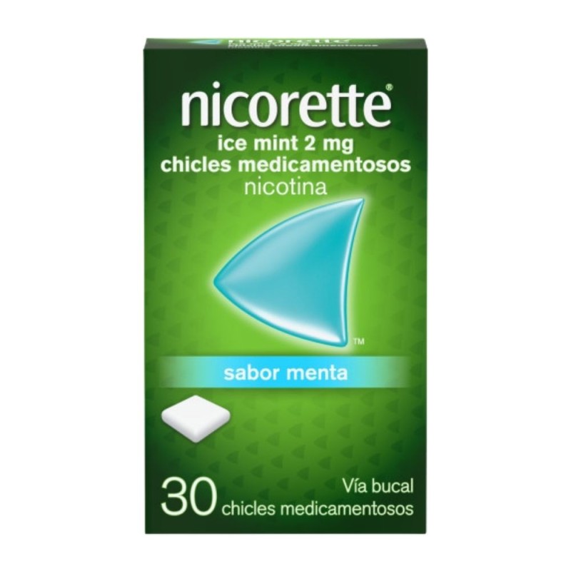 Nicorette Ice Mint 2 mg 30 chicles | Dejar de fumar